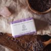 Third Eye Chakra Soap, wrapped on board and linen with lavender and crystals | Shine Body & Bath