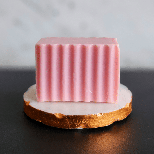 Root Chakra Soap unwrapped feature image | Shine Body & Bath