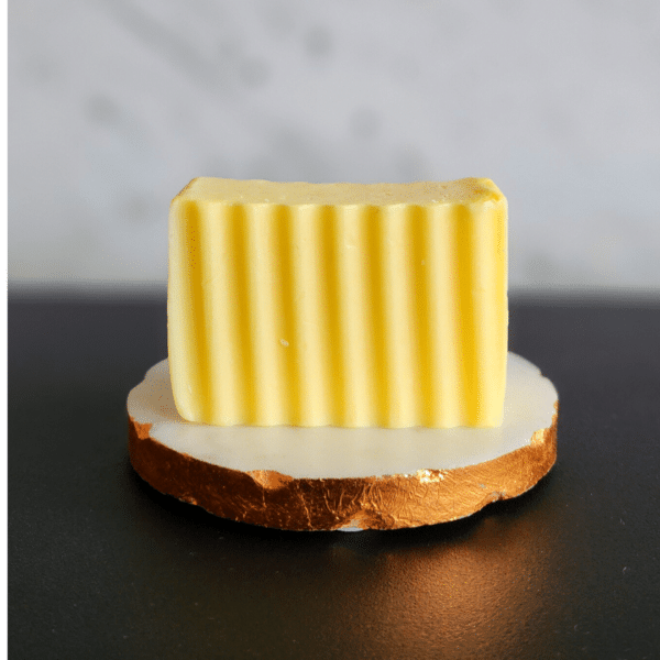 Solar Plexus Chakra Soap unwrapped feature image | Shine Body & Bath