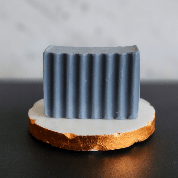 Throat Chakra Soap unwrapped feature image | Shine Body & Bath