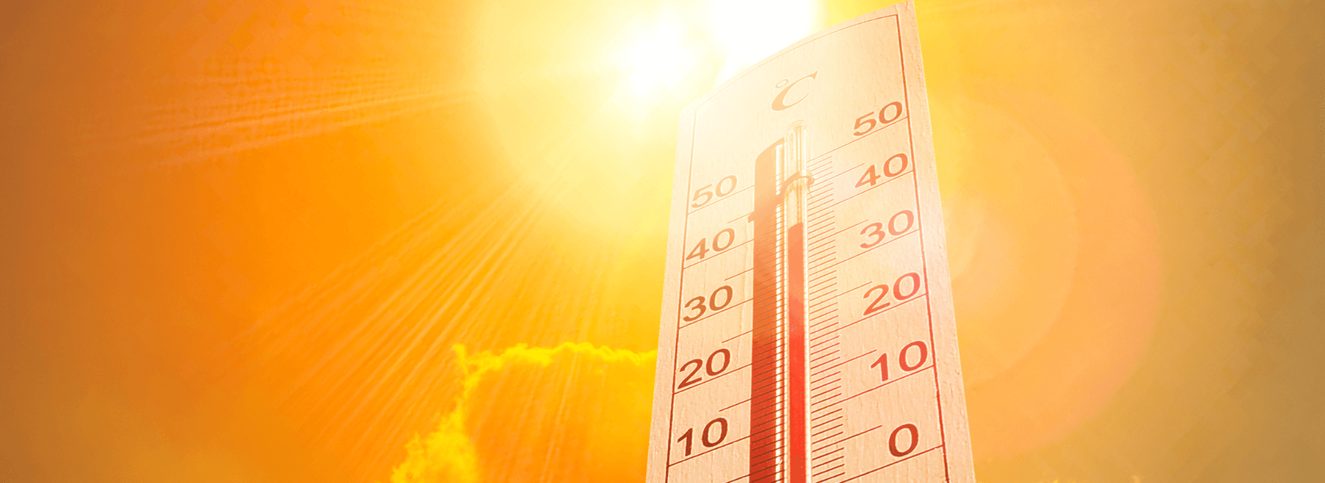Chakra Balancing and Perimenopause | Rising temp thermometer with hot sun in background | Shine Body & Bath Chakra Soap | Blog