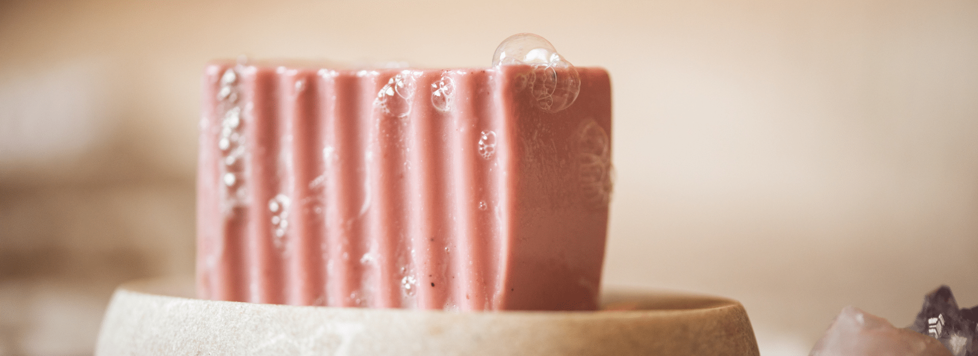 Switch to Soap - Top five reasons | Hero image - Third Eye Chakra Soap unwrapped | Shine Body & Bath Chakra Soap | Blog