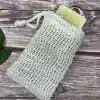 Sisal Soap Pouch with soap for Shine Body & Bath Chakra Soaps