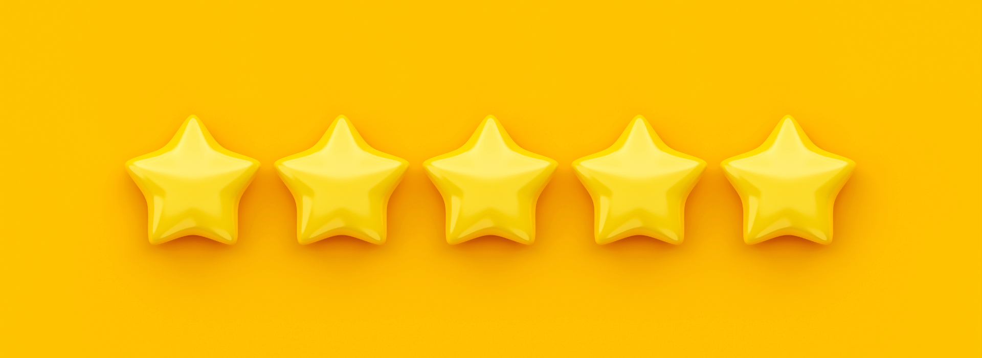Five gold stars on a yellow background | Natural skincare – what’s the big deal? | Shine Body & Bath Chakra Soap | Blog