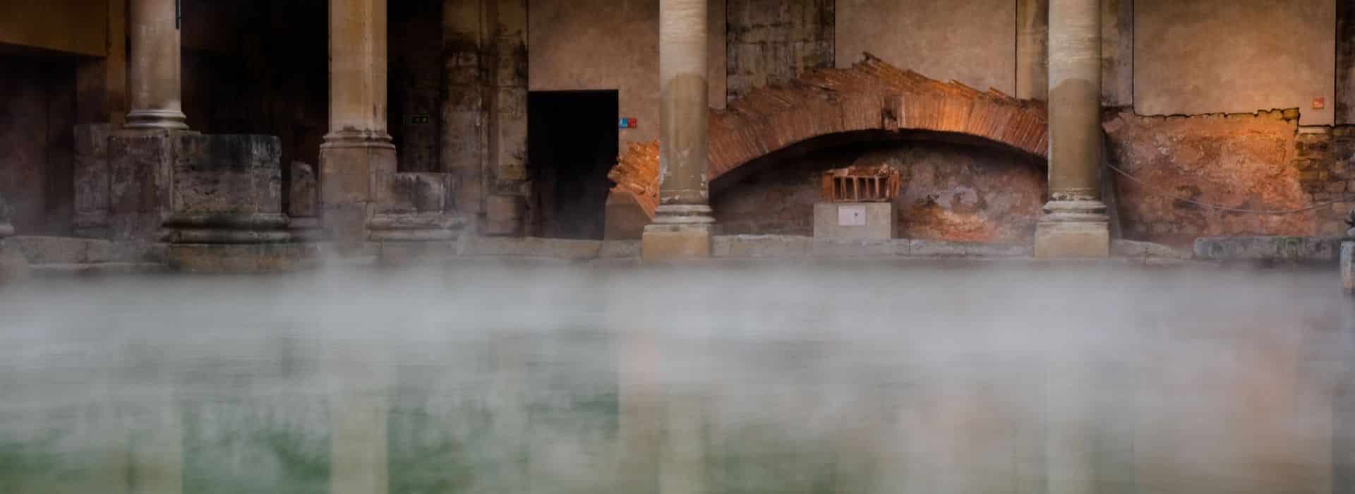 Picture of mists over Roman Baths | The Perfect Bath: Create the Ultimate Ritual Bathing Experience | Shine Body & Bath Blog