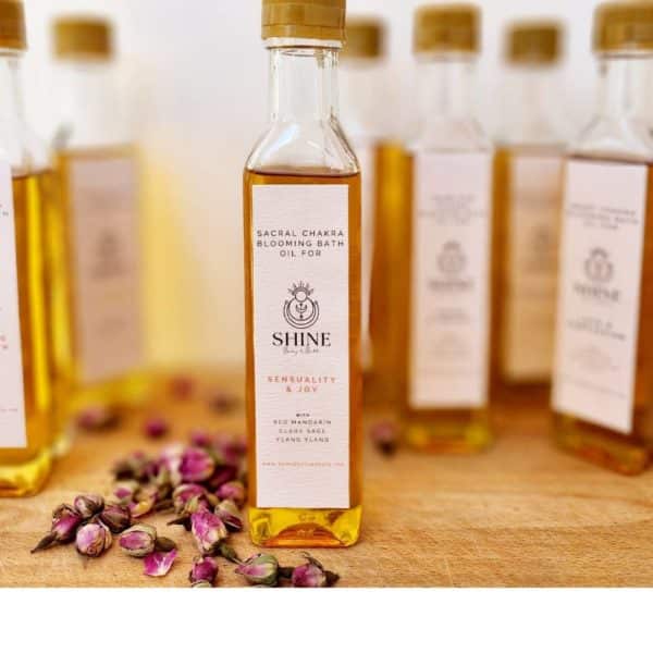 Sacral Chakra Blooming Bath Oil gallery image | Shine Body & Bath
