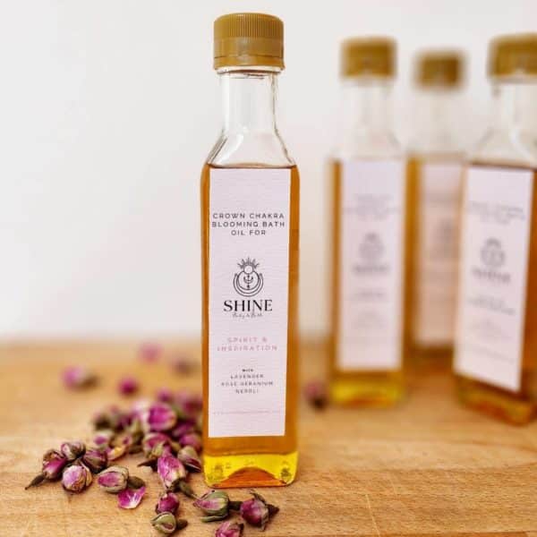 Crown Chakra Blooming Bath Oil gallery image | Shine Body & Bath