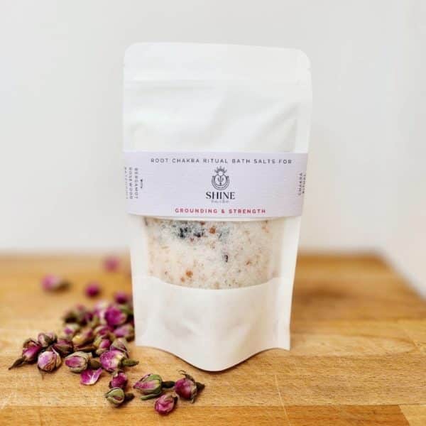 Root Chakra Ritual Bath Salts - Pouch feature image | Shine Body & Bath