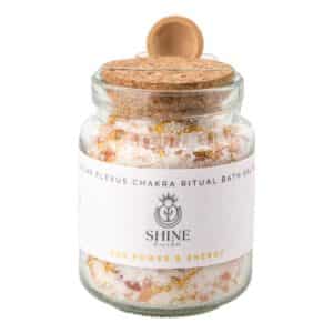 Solar Plexus Chakra Ritual Bath Salts - Jar feature image | Shine Body & Bath