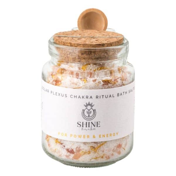 Solar Plexus Chakra Ritual Bath Salts - Jar feature image | Shine Body & Bath