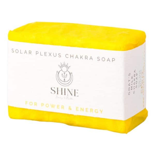 Solar Plexus Chakra Soap wrapped feature image | Shine Body & Bath