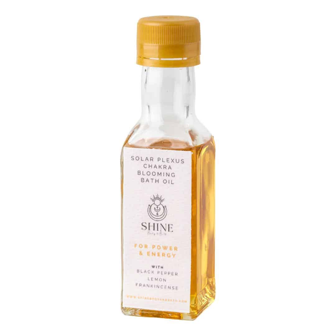 Solar Plexus Chakra Blooming Bath Oil feature image | Shine Body & Bath
