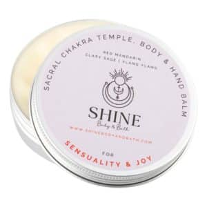 Sacral Chakra Temple, Body & Hand Balm feature image | Shine Body & Bath