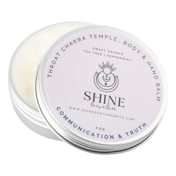 Throat Chakra Temple, Body & Hand Balm feature image | Shine Body & Bath