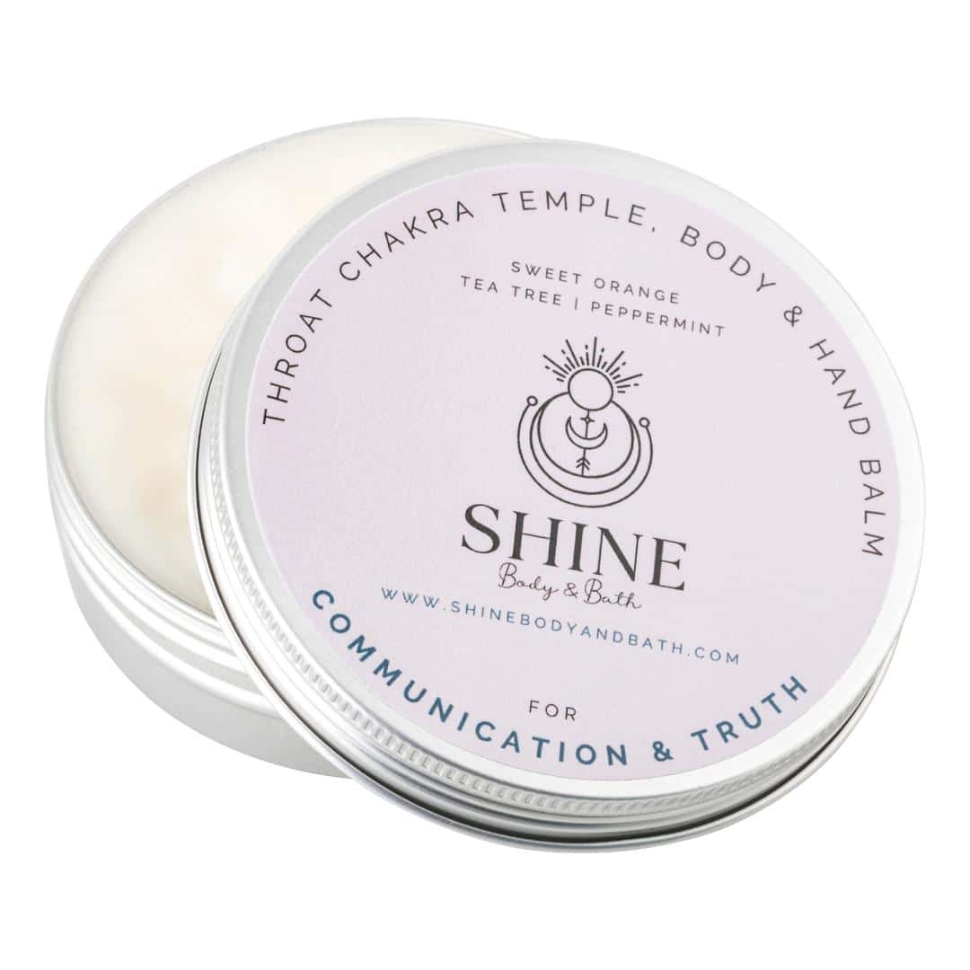 Throat Chakra Temple, Body & Hand Balm feature image | Shine Body & Bath