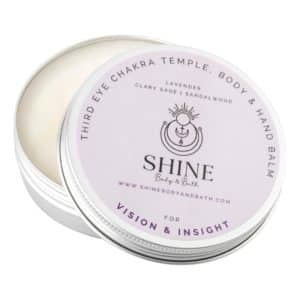 Third Eye Chakra Temple, Body & Hand Balm feature image | Shine Body & Bath