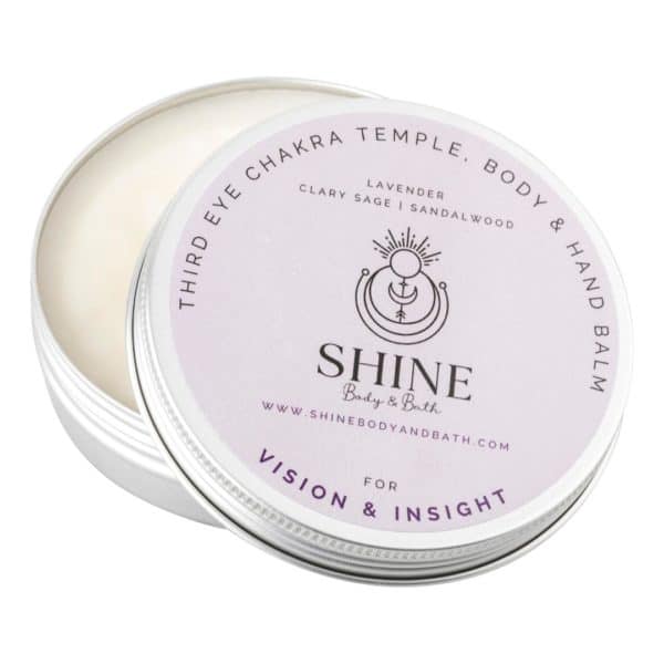 Third Eye Chakra Temple, Body & Hand Balm feature image | Shine Body & Bath