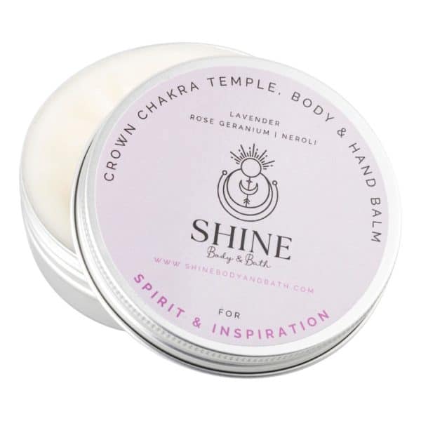 Crown Chakra Temple, Body & Hand Balm feature image | Shine Body & Bath