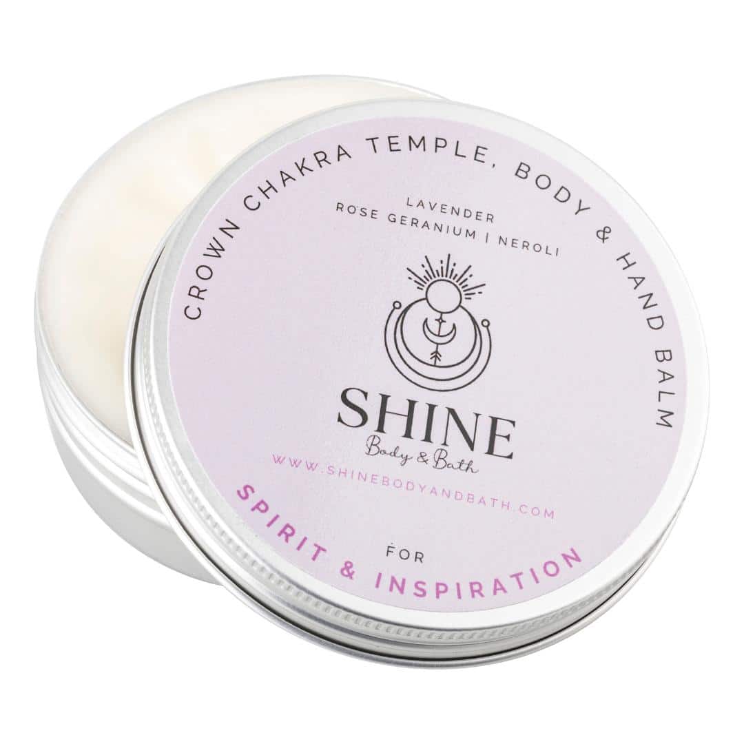 Crown Chakra Temple, Body & Hand Balm feature image | Shine Body & Bath