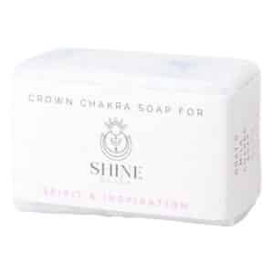 Crown Chakra Soap wrapped feature image | Shine Body & Bath