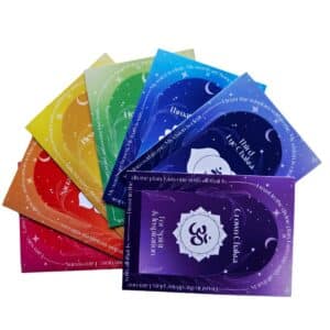 Chakra Affirmation Greetings Cards | Full set of 7